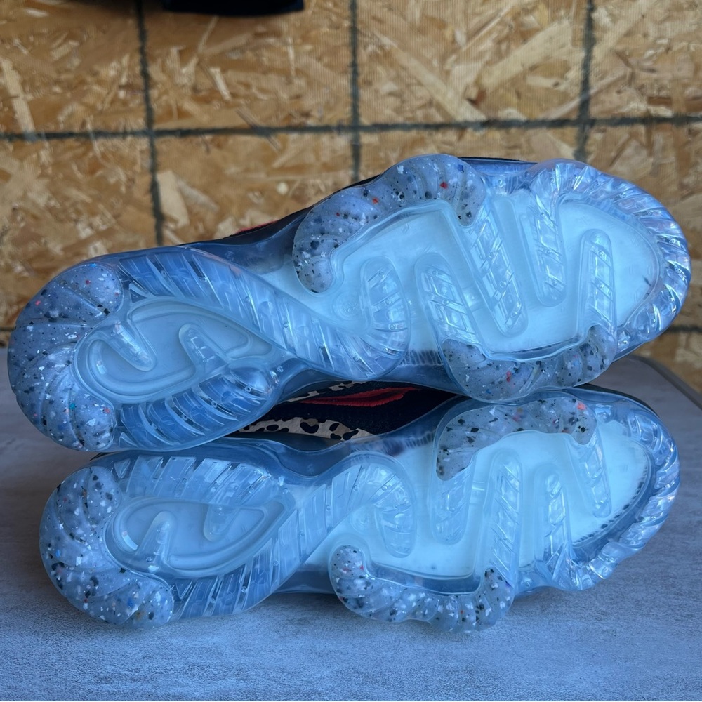 Women’s Nike Air‎ Vapormax 2021 Flyknit Black Leopard Shoes Sz 6 - Picture 5 of 6